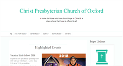 Desktop Screenshot of christpresoxford.org